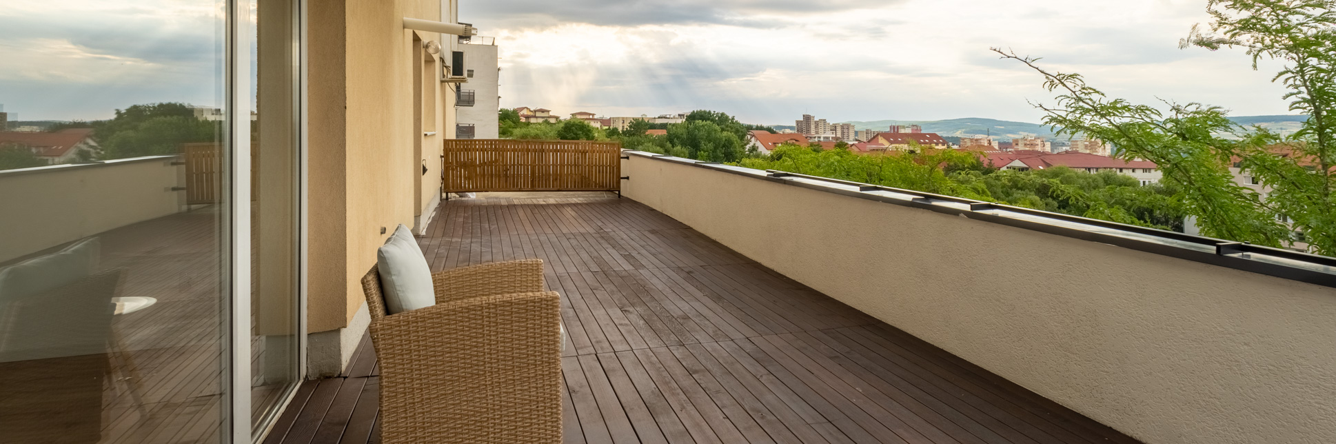 2 camere decomandate, terasă de 40 mp, Europa